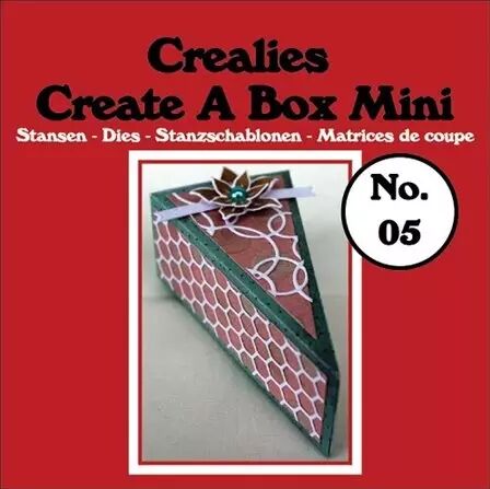 Crealies Create A Box Mini #05- piece of cake - part de gâteau