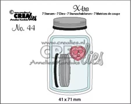 crealies Dies - Xtra - Mason Jar middle