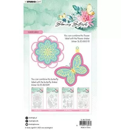 Die - Blooming Butterfly - Shaker labels