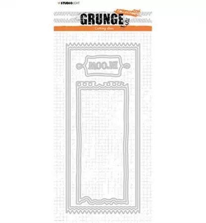 Die - Card shapes ticket Grunge Collection