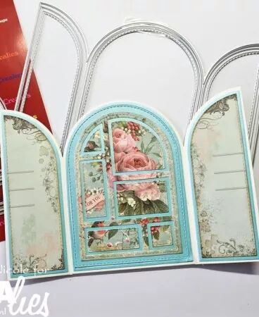 Die - Cardzz - Gatefold Arch - Trifold