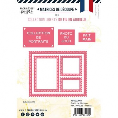 Die - De fil en aiguille - Rectangles timbres