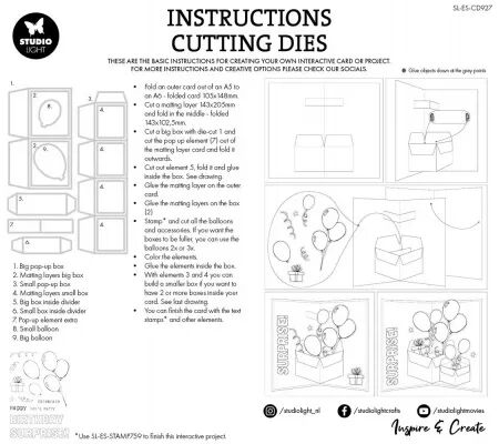 Die - Essentials - Balloon box pop-up