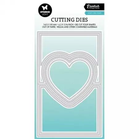 Die - Essentials - Heart card shape