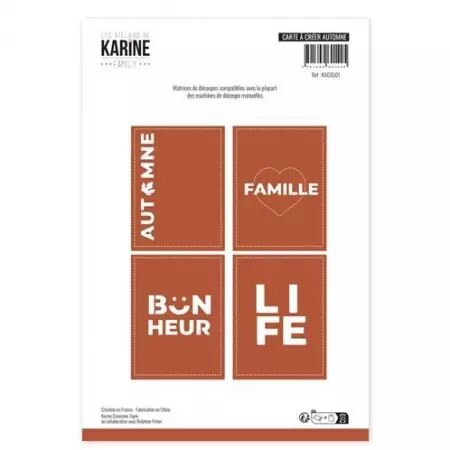 Die - Family - Cartes à créer Automne