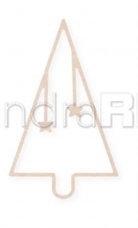 Die - Fir with star frame