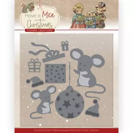 Die - Have a Mice Christmas - Christmas Mouse Gift