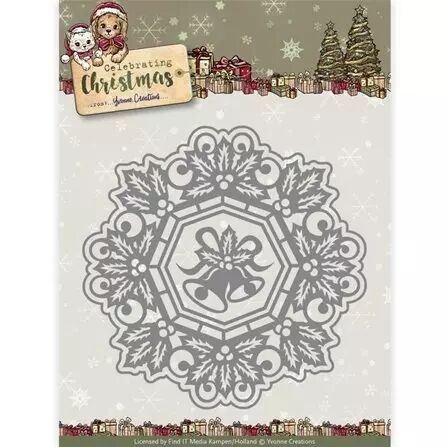 Die - Jingle Bells Circle Frame