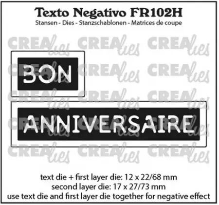 Die - Negativo - Bon Anniversaire - horizontal