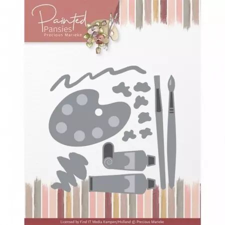 Die - Painted Pansies - Painting Set