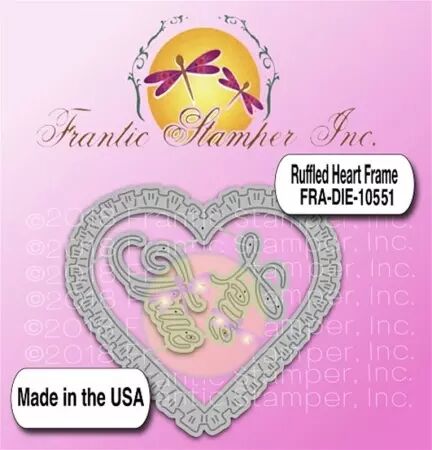 Die - Ruffled Heart Frame