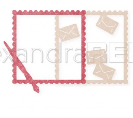 Die - Stamp frames Pen Pals