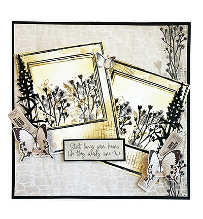 Die & Tampon - Nature\'s dream - Polaroid frame