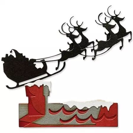 Die - Thinlits - Reindeer Sleigh