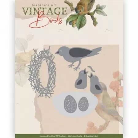 Die - Vintage Birds - Bird\'s nest