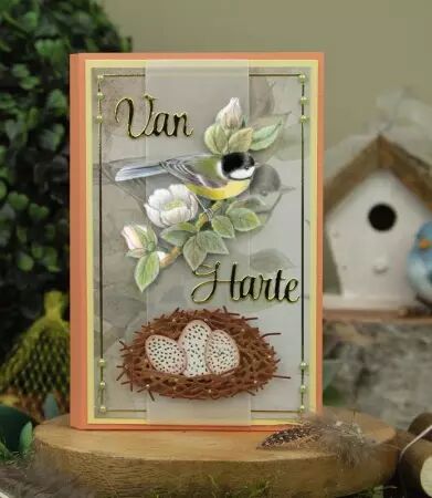 Die - Vintage Birds - Bird\'s nest