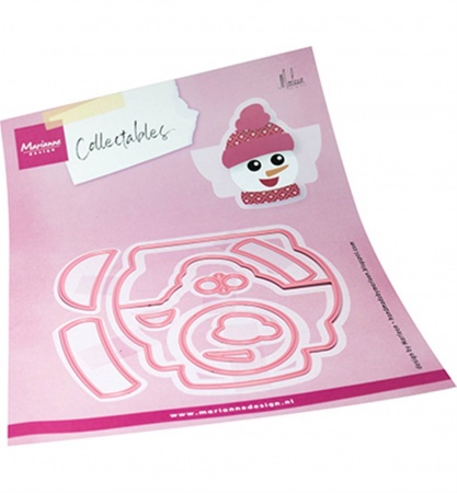 Die collectables - Bagtopper Snowman by Marleen