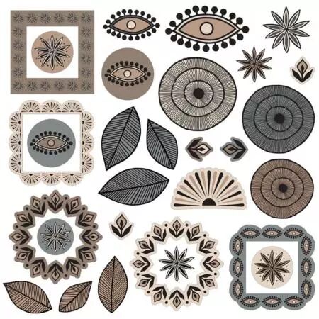 Die-cuts - Boho