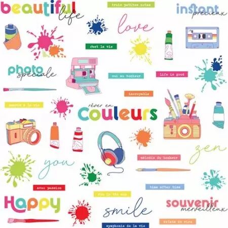 Die-cuts - Colorful life - motifs