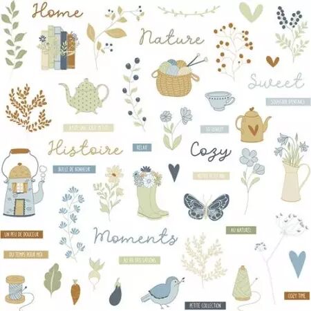 Die-cuts - Cozy Cottage - motifs