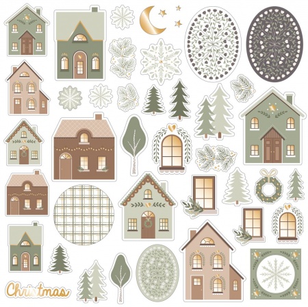 Die-cuts - Home for Christmas