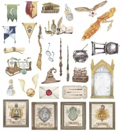 Die cuts - Wizarding adventure