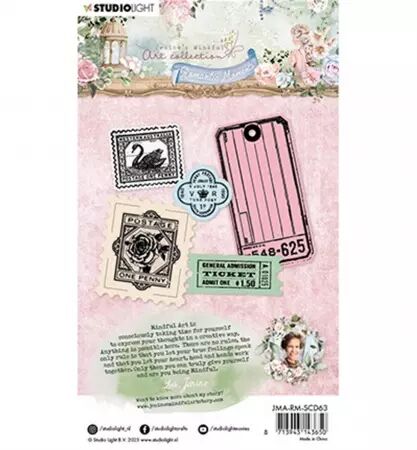 Die et tampons - Romantic Moments - Postage stamps