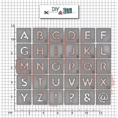 Dies - Alphabet scrabble