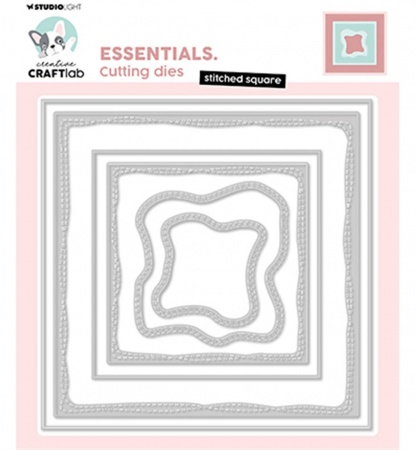 Dies - Essentials - Stitched squares - Carrés traits couture