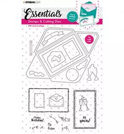 Dies et tampons - Essentials - Gift card envelope