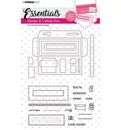 Dies et tampons - Essentials - Tiny commercial envelope