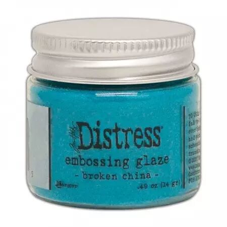 Distress Embossing Glaze - Broken china