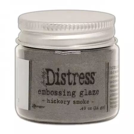 Distress Embossing Glaze - Hickory smoke