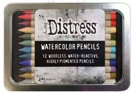 Distress Watercolor Pencils - Set 6