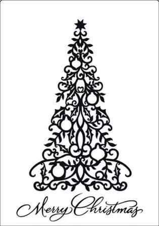 Embossing Folder - A4 - Sapin