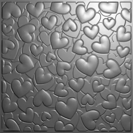 Embossing Folder - Machine A4 - Heart to heart