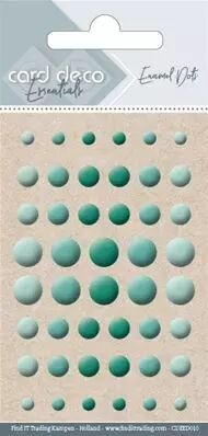 Enamel Dots - aqua - Glossy