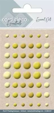 Enamel Dots - jaune - Glossy