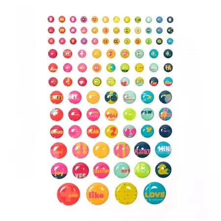 Enamel dots autocollants - Craft, Create, Enjoy