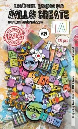 Ephemera - Die cuts - #39 - Mad Scientist