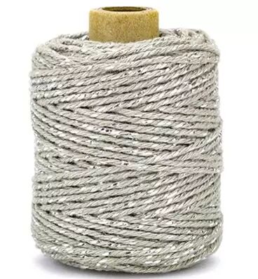 Ficelle en coton - Gris / Argent