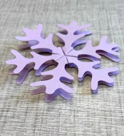 Folding Die - Snowflake ornament medium