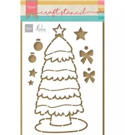 Gabarit - Craft Stencil - Christmas Tree by Marleen