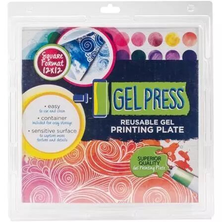 Gel Printing Plate - 12 x 12 \'\'