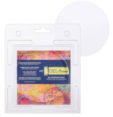 Gel Printing Plate - Round 4\'\'