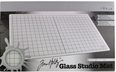 Glass Cutting mat - Tim Holtz - A3 - Blanc