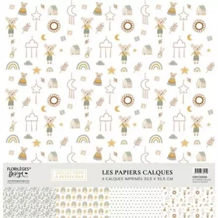 Kit papiers Calques - A Petits Pas - Boy