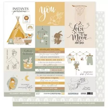 Kit papiers imprimés - A Petits Pas - Boy