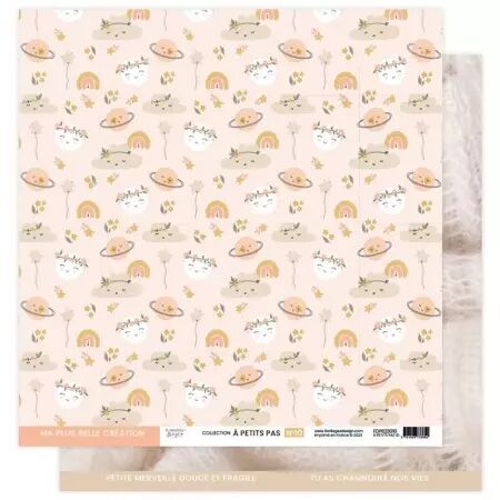 Kit papiers imprimés - A Petits Pas - Girl