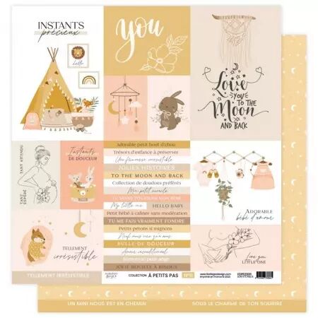 Kit papiers imprimés - A Petits Pas - Girl